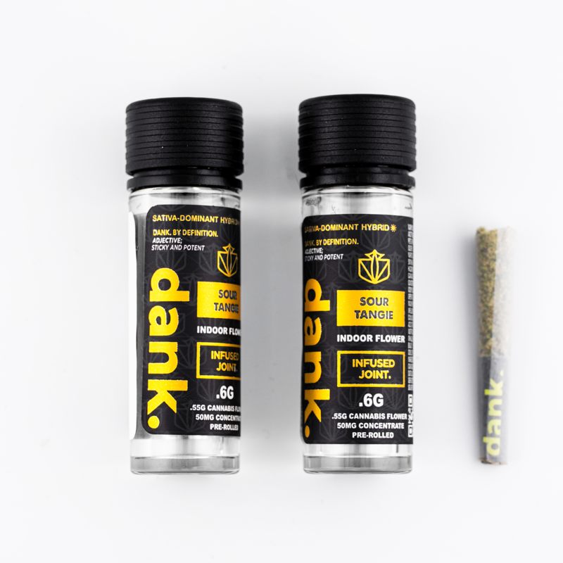 Dank | Infused Preroll | Sour Tangie | 0.6g
