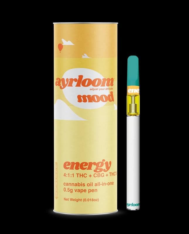 Ayrloom | Energy | 4:1:1 (THC:CBG:THCv) | AIO Vapes | 0.5g