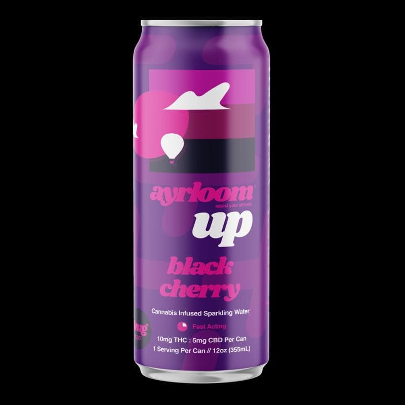 Ayrloom | Black Cherry | 2:1 (THC:CBD) | Single Beverage | 10mg