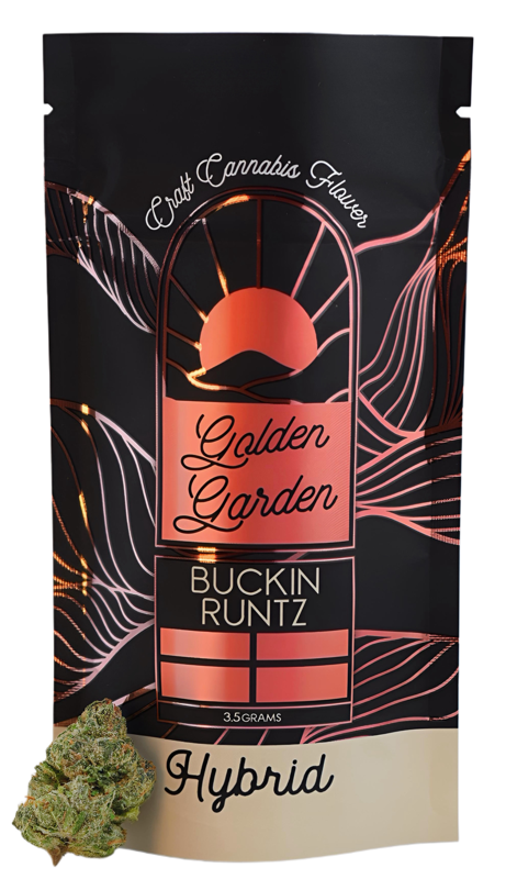 Golden Garden  | Buckin Runtz | Flower  | 3.5g