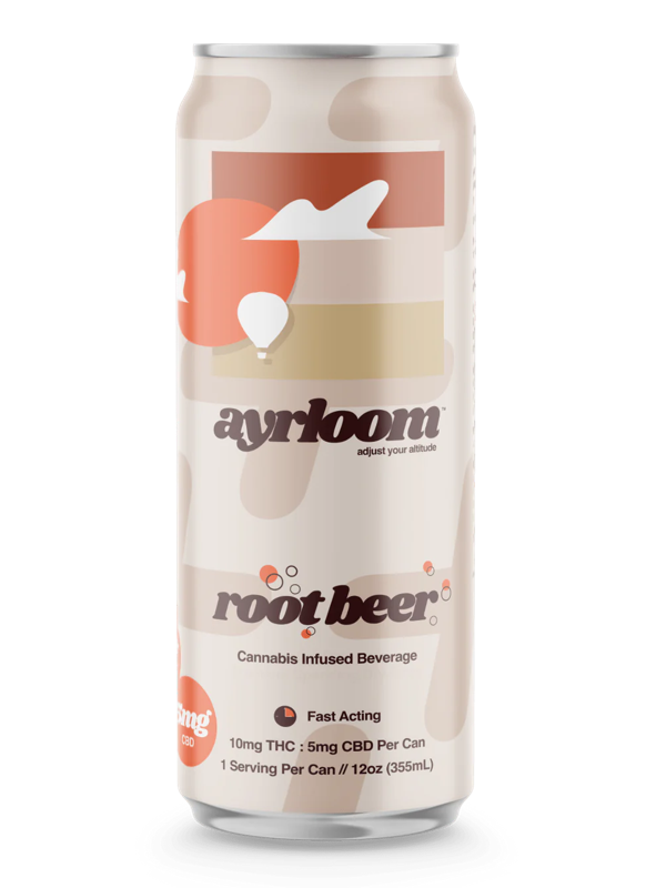 Ayrloom | Root Beer | 2:1 (THC:CBD) | Single Beverage | 10mg